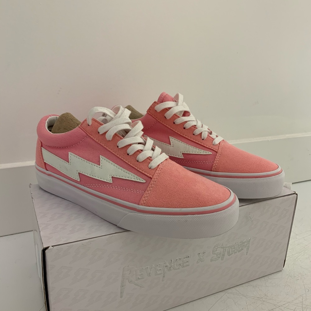 Revenge Storm Vans Sneakers Pink Size 6